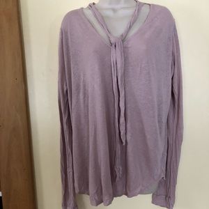 Free People Beach Long Sleeve Pink L